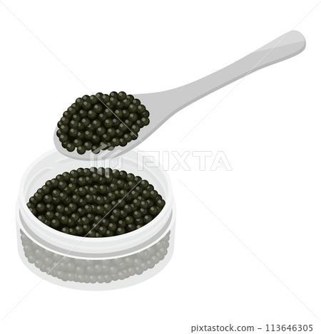 Caviar illustration 113646305