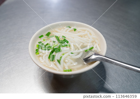 Rice flour soup Taiwan local food Rice flour soup Taiwan local food 113646359