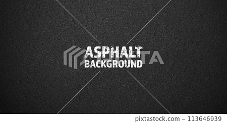 Asphalt road texture, concrete highway surface. Pattern with grainy structure, grunge stone background. Vector illustration Asphalt road texture, concrete highway surface. Pattern with grainy structure, grunge stone background. Vector illustration 113646939