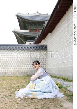 適合20多歲女性的韓服/Chimajeogori 113647806