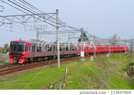 Meitetsu 9100 series + 3500 series Meitetsu Main Line 113647909