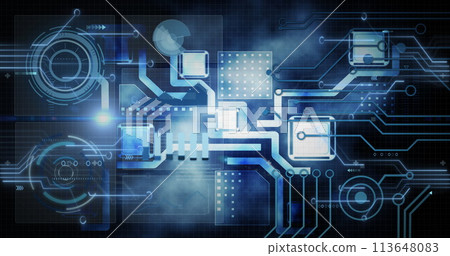 Image of data processing over networks of connections Image of data processing over networks of connections 113648083