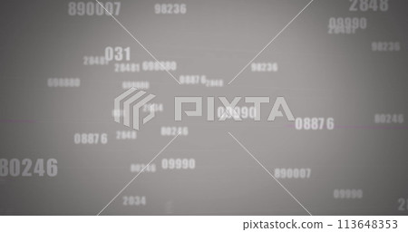 Image of data processing on interface Image of data processing on interface 113648353