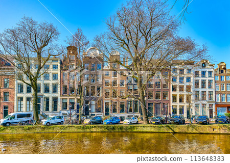 Fabulous, magnificent Amsterdam in early spring. 113648383
