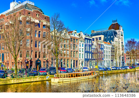 Fabulous, magnificent Amsterdam in early spring. 113648386