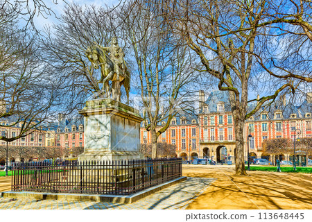 Fabulous Place des Vosges in the heart of Paris. 113648445