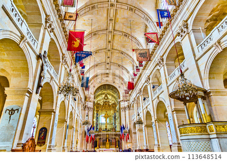 Soldier's Church of the Home for the Invalids. Fabulous  Paris. 113648514