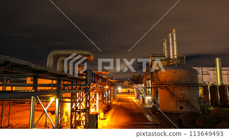 看廠區夜景 看廠區夜景 113649493