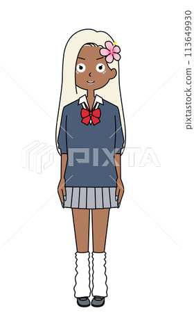 Illustration of Yamanba girls in uniform Illustration of Yamanba girls in uniform 113649930