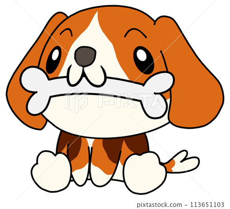 Dog (Beagle) Single Bone Dog (Beagle) Single Bone 113651103