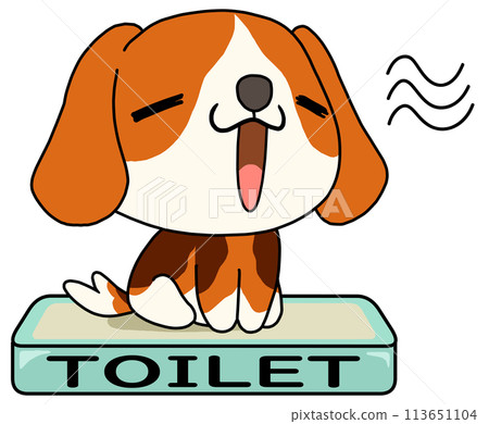 Dog (Beagle) Single Toilet Dog (Beagle) Single Toilet 113651104
