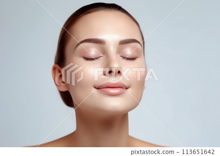 Mesmerizing Elegance: Elevate Your Beauty Product Promotions - Generative AI 113651642