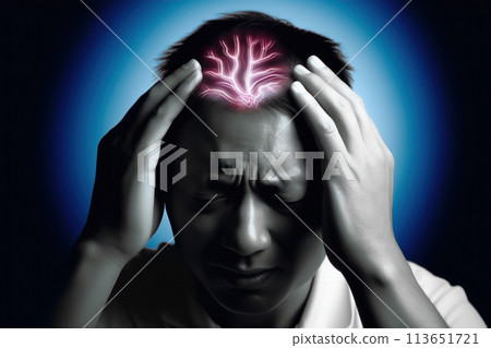 Experiencing a Debilitating Headache - Generative AI 113651721
