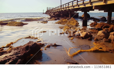 Environmental Cleanup: Addressing Oily Spots in Polluted Reservoir - Generative AI Environmental Cleanup: Addressing Oily Spots in Polluted Reservoir - Generative AI 113651861