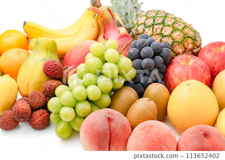 Tropical fruit collection 113652402