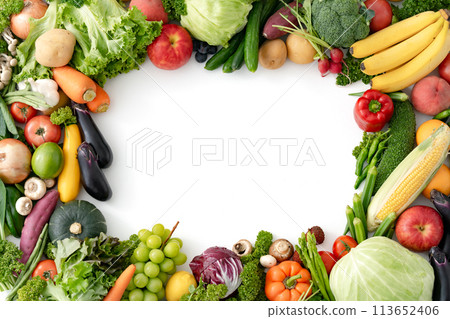 Vegetable fruit set 113652406