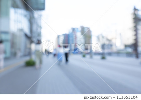 business district background blur 113653104