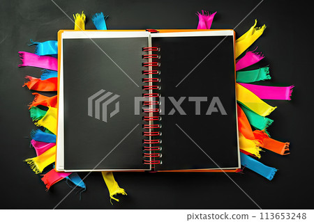Latin American Fiesta: Festive Notebook Background - Generative AI Latin American Fiesta: Festive Notebook Background - Generative AI 113653248