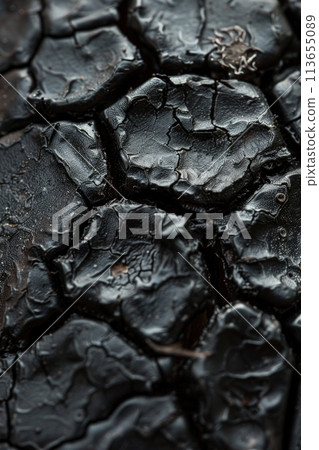 Cracked earth texture in macro detail Cracked earth texture in macro detail 113655089