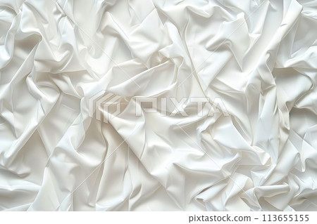 Seamless pattern of A luxurious white fabric...-插圖素材 [113655155] - PIXTA圖庫