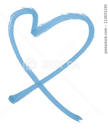 Light blue hearts isolated on white background. Light blue hearts isolated on white background. 113655295