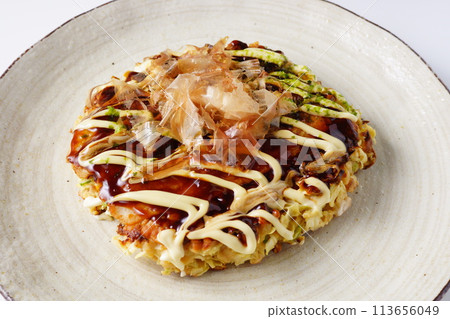 Pork ball Okonomiyaki Pork ball Okonomiyaki 113656049