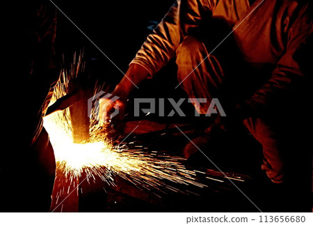 老式的日本劍訓練 113656680