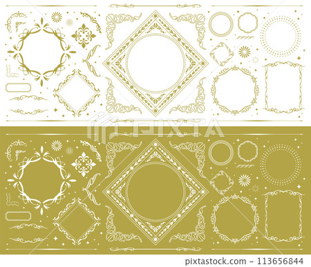 Elegant frame set 113656844