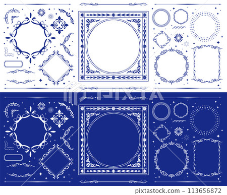 Elegant frame set 113656872