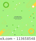 Retro vector background. Pattern from geometric 113658548