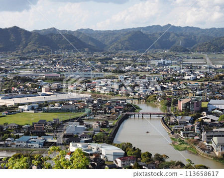 The streets of Kamogawa city, Chiba Prefecture 113658617