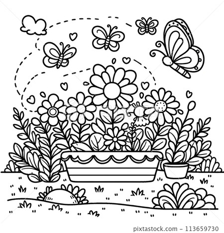 花著色書 113659730