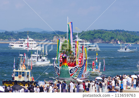 Shiogama Minato Festival (Mikoshi Sea Parade) [Shiogama City, Miyagi Prefecture] 113659763
