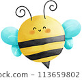 Happy bee  113659802