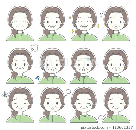 白銀一代女性的臉型變異 113661337