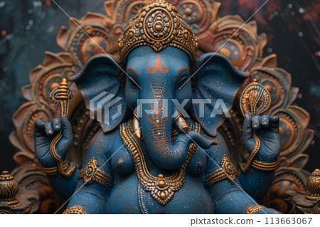 Elephant God Ganesha 113663067