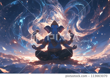 Elephant God Ganesha Elephant God Ganesha 113663070