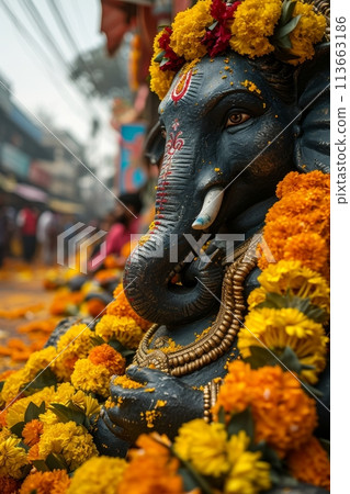elephant Ganesha elephant Ganesha 113663186