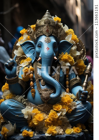 elephant Ganesha elephant Ganesha 113663191