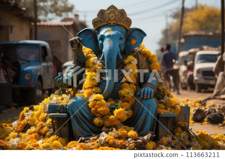 elephant Ganesha elephant Ganesha 113663211