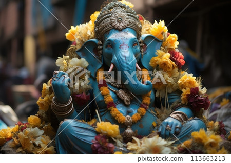 elephant Ganesha elephant Ganesha 113663213