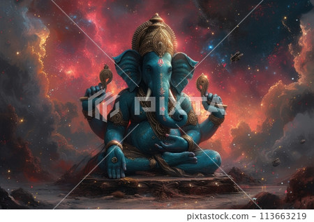 Elephant God Ganesha Elephant God Ganesha 113663219