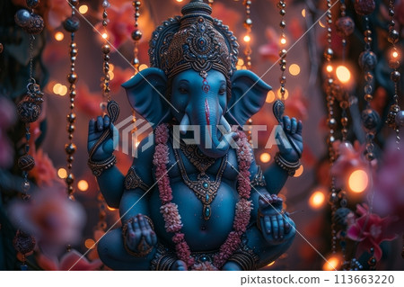 Elephant God Ganesha Elephant God Ganesha 113663220