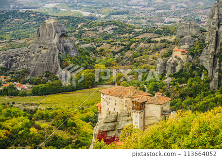 Monasteries in Meteora, Greece Monasteries in Meteora, Greece 113664052