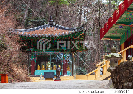 Gumyeongsa Temple pavilions. Busan, South Korea 113665015
