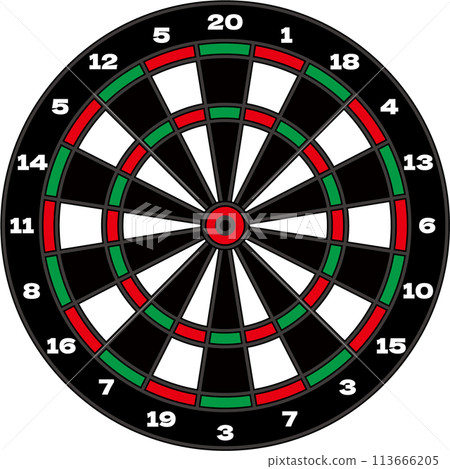 Darts board 113666205