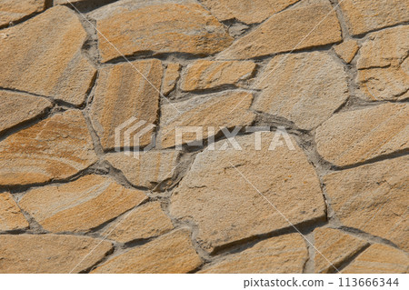 Rough brown stone texture abstract mosaic pattern floor wall rock background solid seamless structure Rough brown stone texture abstract mosaic pattern floor wall rock background solid seamless structure 113666344