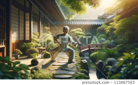 打太極拳的男人 113667563