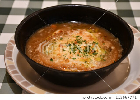 Onion soup Onion soup 113667771