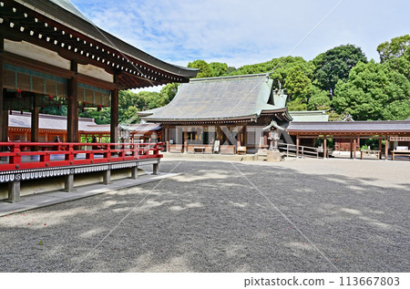 中山道大宮宿散步/武藏一宮冰河神社參拜堂舞堂 113667803